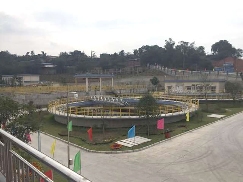 The Scraper and Suction Machine Site of Zigong Sewage Treatment Plant